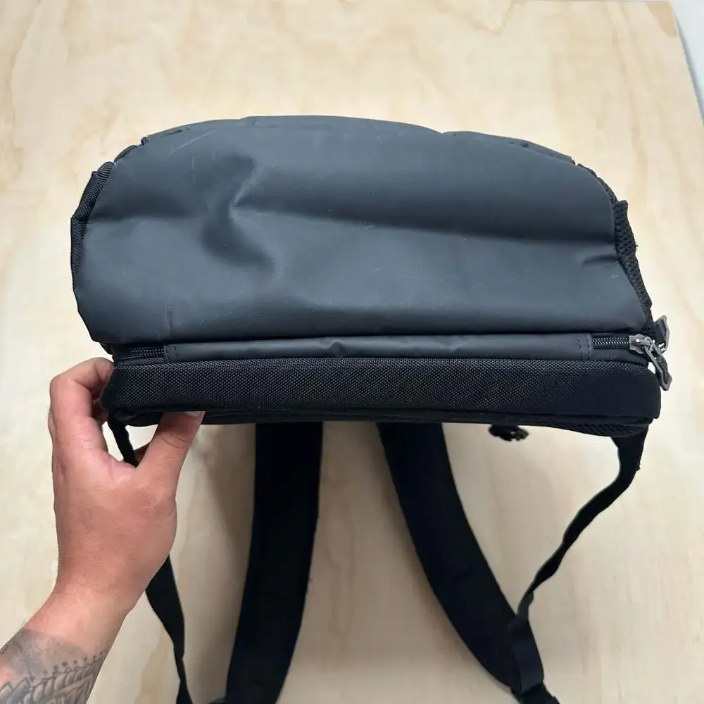 OGIO Technologio Black Laptop Backpack with Red Stitching